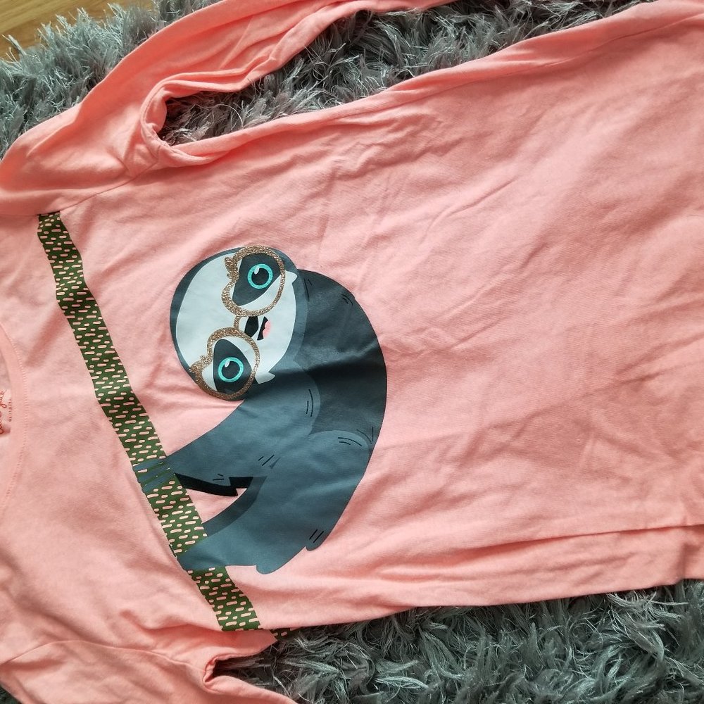 Pink Graphic long-sleeved T-Shirt